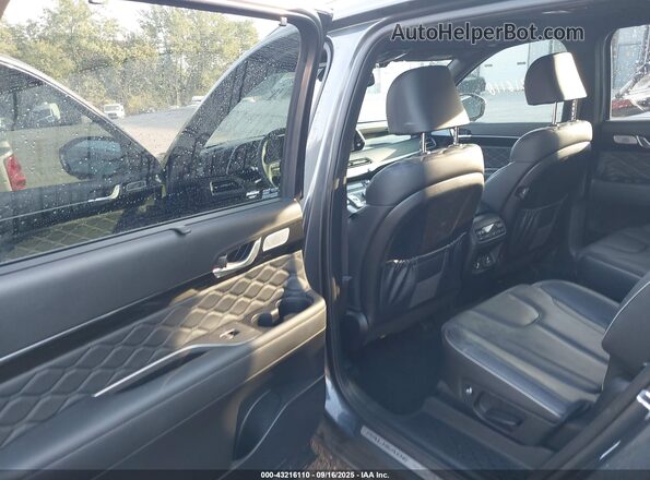 KM8R54HEXLU138475 2020 HYUNDAI PALISADE Gray Vista de la etiqueta del VIN