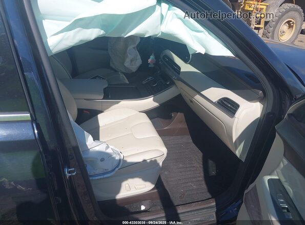 KM8R5DHE6LU124265 2020 HYUNDAI PALISADE Black Widok wnętrza z przodu