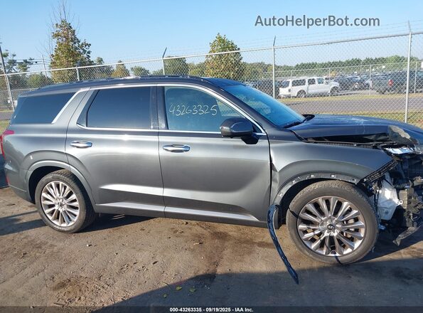 KM8R5DHE7LU040472 2020 HYUNDAI PALISADE Gray უკანა სალონის ხედი