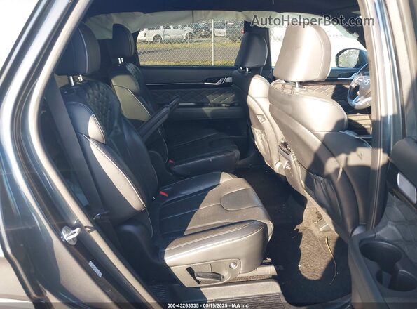 KM8R5DHE7LU040472 2020 HYUNDAI PALISADE Gray VIN კოდის სტიკერის ხედი