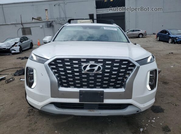 KM8R5DHEXMU234589 2021 HYUNDAI PALISADE White Vista frontal