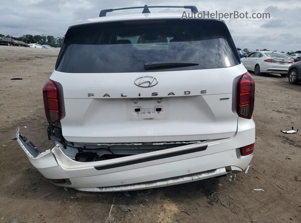 KM8R5DHEXMU234589 2021 HYUNDAI PALISADE White Vista trasera