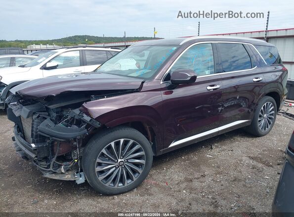 KM8R7DGE9RU807193 2024 HYUNDAI PALISADE Purple Vista tres cuartos delantera izquierda