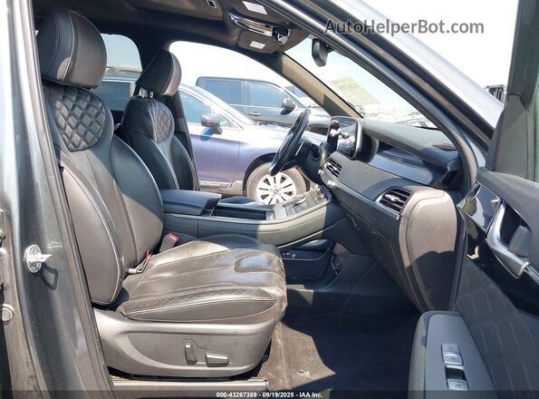 KM8R7DHE2NU465398 2022 HYUNDAI PALISADE Серый Вид салона спереди