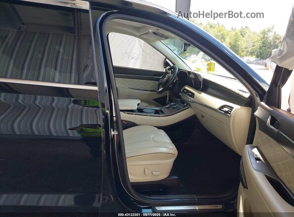 KM8R7DHE4MU256775 2021 HYUNDAI PALISADE Black Widok wnętrza z przodu