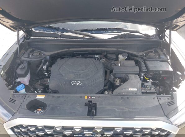 KM8R7DHE4MU256775 2021 HYUNDAI PALISADE Black Widok z tyłu