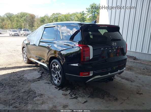 KM8R7DHE4MU256775 2021 HYUNDAI PALISADE Black Tył lewy