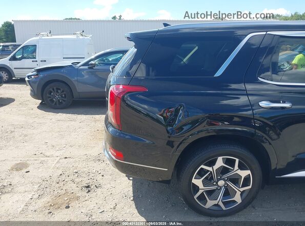 KM8R7DHE4MU256775 2021 HYUNDAI PALISADE Black Widok wnętrza 360 stopni