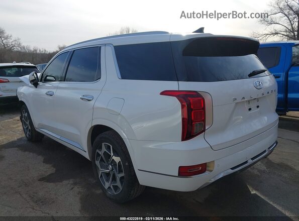 KM8R7DHE4NU401699 2022 HYUNDAI PALISADE White Trasero izquierdo