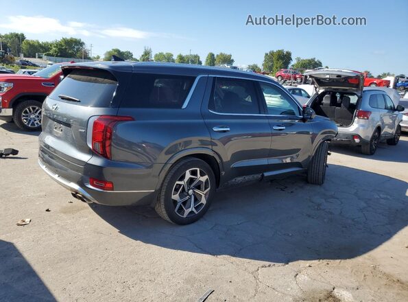 KM8R7DHE8MU312023 2021 HYUNDAI PALISADE Угольный Задняя правая четверть