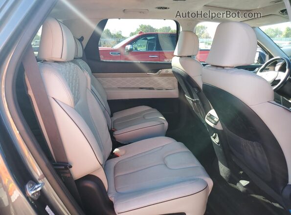 KM8R7DHE8MU312023 2021 HYUNDAI PALISADE Угольный Вид задних сидений