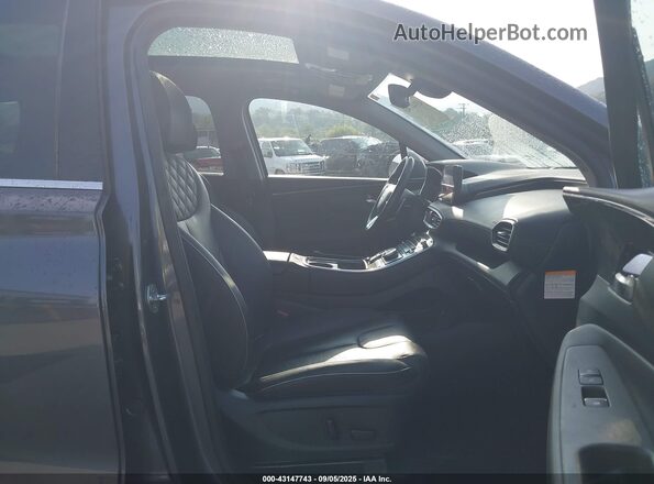 KM8S3DA12MU004866 2021 HYUNDAI SANTA FE HYBRID Gray წინა სალონის ხედი