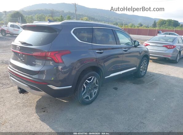 KM8S3DA12MU004866 2021 HYUNDAI SANTA FE HYBRID Gray უკანა მარჯვენა