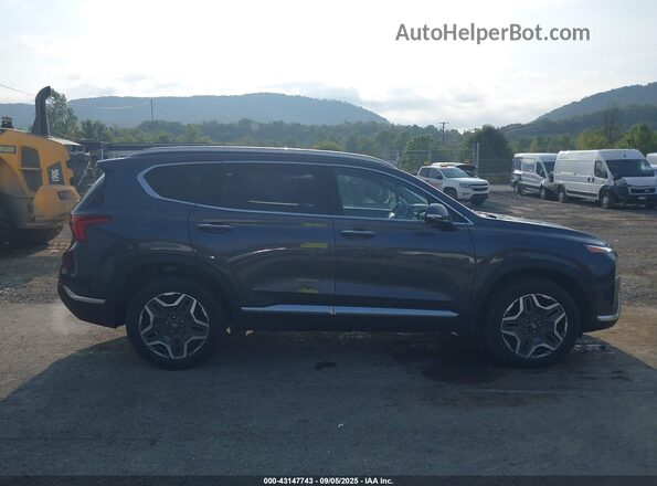 KM8S3DA12MU004866 2021 HYUNDAI SANTA FE HYBRID Gray უკანა სალონის ხედი