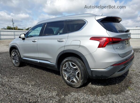 KM8S3DA18MU005388 2021 HYUNDAI SANTA Silver Задня ліва чверть