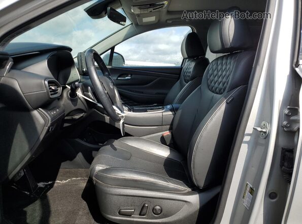KM8S3DA18MU005388 2021 HYUNDAI SANTA Silver Вид салону спереду