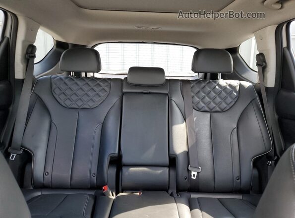 KM8S3DA18MU005388 2021 HYUNDAI SANTA Silver Вид задніх сидінь