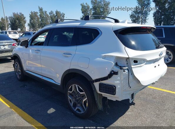 KM8S7DA2XPU078389 2023 HYUNDAI SANTA FE PLUG-IN HYBRID White Trasero izquierdo