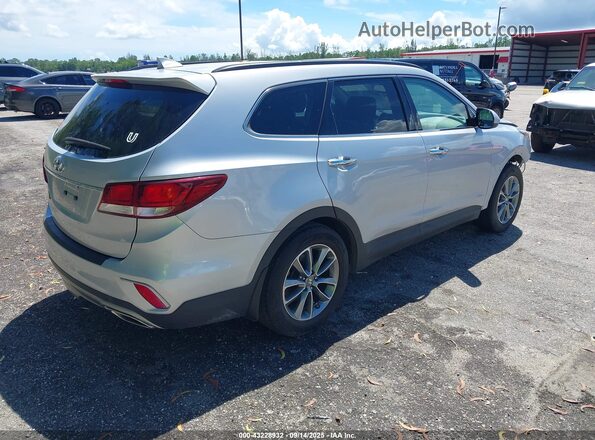 KM8SM4HF0KU303672 2019 HYUNDAI SANTA FE XL Silver 