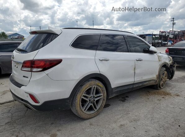 KM8SRDHFXJU287867 2018 HYUNDAI SANTA White 