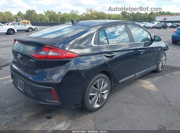 KMHC05LC6HU021046 2017 HYUNDAI IONIQ HYBRID Черный Задняя правая четверть