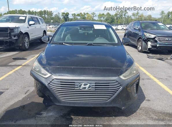 KMHC05LC6HU021046 2017 HYUNDAI IONIQ HYBRID Черный Вид щитка приборов