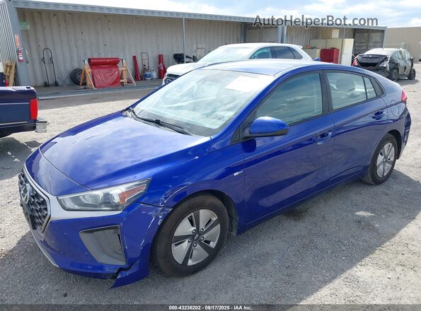 KMHC65LC2LU232414 2020 HYUNDAI IONIQ HYBRID Blue Առջևի ձախ երեք քառորդ տեսարան