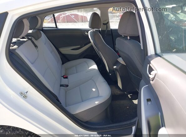 KMHC65LC9NU270208 2022 HYUNDAI IONIQ HYBRID White VIN კოდის სტიკერის ხედი