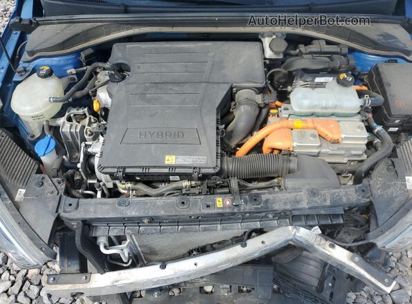 KMHC75LC5JU063659 2018 HYUNDAI IONIQ Синий 