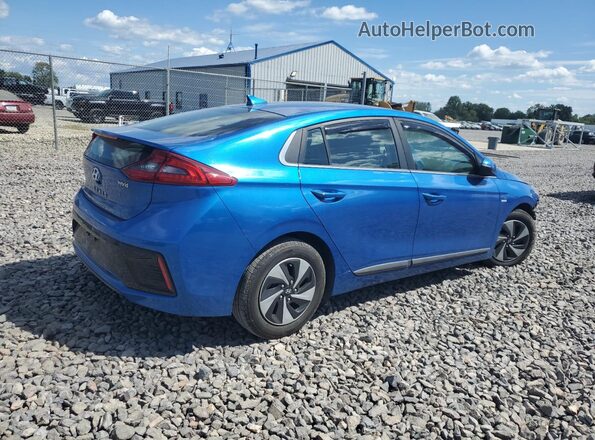 KMHC75LC5JU063659 2018 HYUNDAI IONIQ Синий 