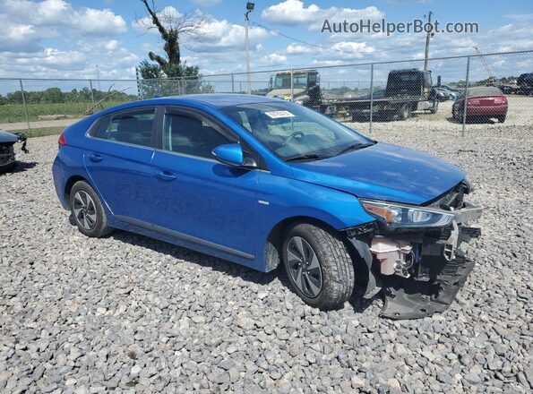 KMHC75LC5JU063659 2018 HYUNDAI IONIQ Синий 