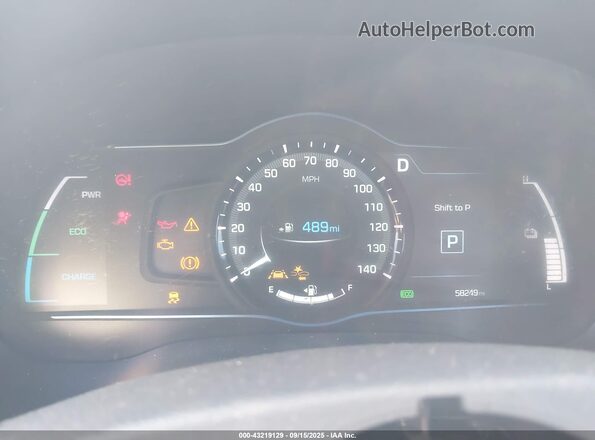 KMHC75LC7HU048204 2017 HYUNDAI IONIQ Black 