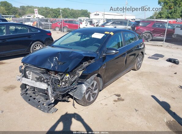 KMHC75LC7HU048204 2017 HYUNDAI IONIQ Black 
