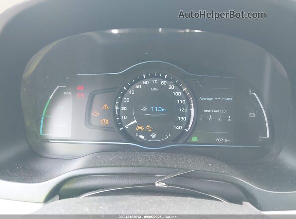 KMHC75LC7KU113981 2019 HYUNDAI IONIQ HYBRID White 