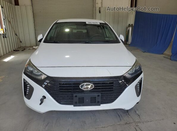 KMHC75LC9HU035843 2017 HYUNDAI IONIQ White 