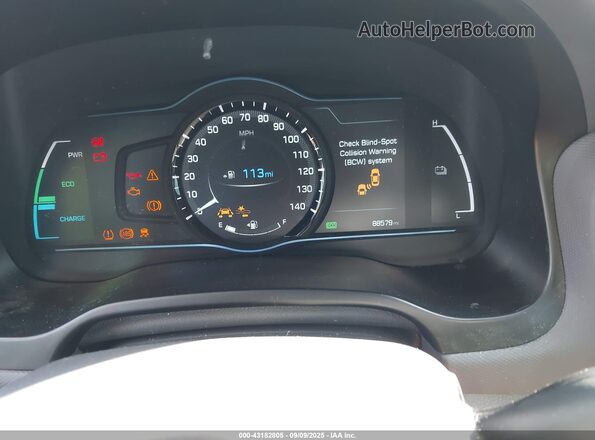 KMHC75LCXKU105955 2019 HYUNDAI IONIQ HYBRID White 