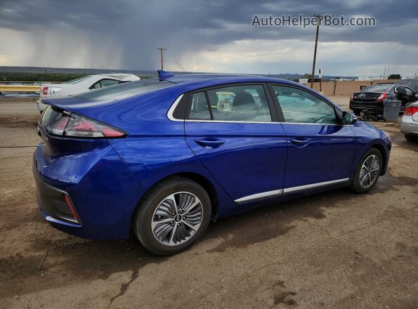 KMHC75LDXMU249534 2021 HYUNDAI IONIQ Blue Հետևի աջ