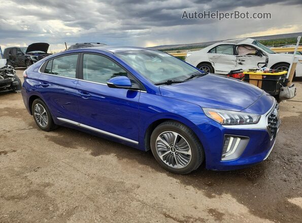 KMHC75LDXMU249534 2021 HYUNDAI IONIQ Blue Առջևի աջ