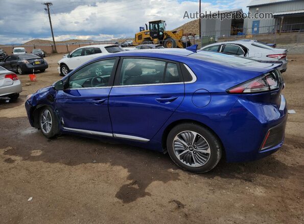 KMHC75LDXMU249534 2021 HYUNDAI IONIQ Blue Հետևի ձախ