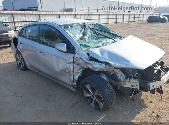 KMHC75LH2KU037615 2019 HYUNDAI IONIQ ELECTRIC Silver Widok z przodu