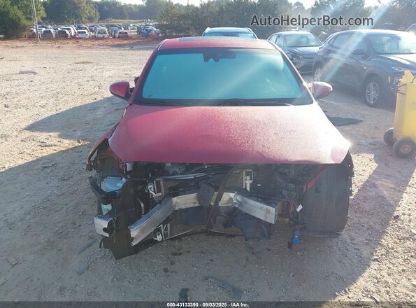 KMHC85LC2LU206678 2020 HYUNDAI IONIQ Red Instrument cluster view