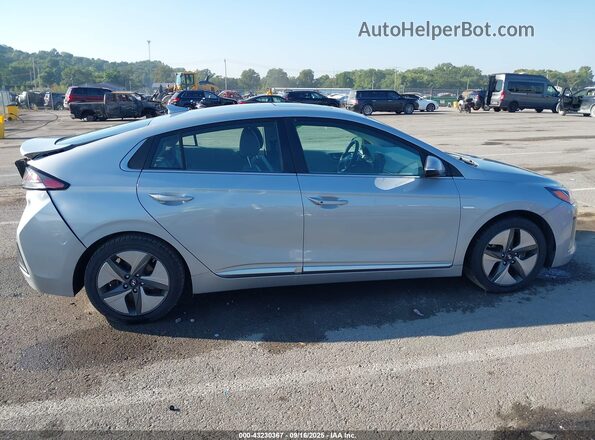 KMHC85LC5LU214208 2020 HYUNDAI IONIQ Silver Widok wnętrza z tyłu