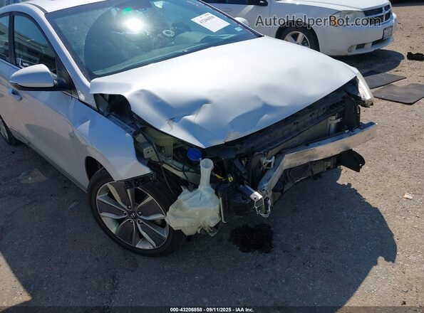 KMHC85LC8HU023423 2017 HYUNDAI IONIQ HYBRID Silver Դիմացի տեսք