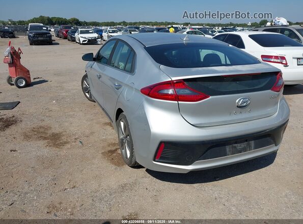 KMHC85LC8HU023423 2017 HYUNDAI IONIQ HYBRID Silver Հետևի ձախ