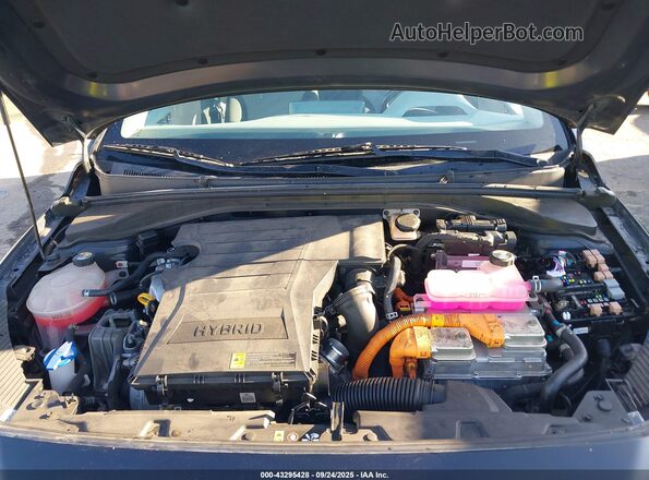 KMHC85LC9LU235675 2020 HYUNDAI IONIQ HYBRID Black Вид ззаду