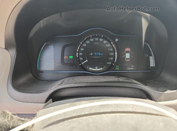 KMHC85LCXJU091700 2018 HYUNDAI IONIQ White 