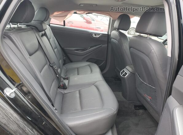 KMHC85LJ0LU073966 2020 HYUNDAI IONIQ Black უკანა სავარძლების ხედი