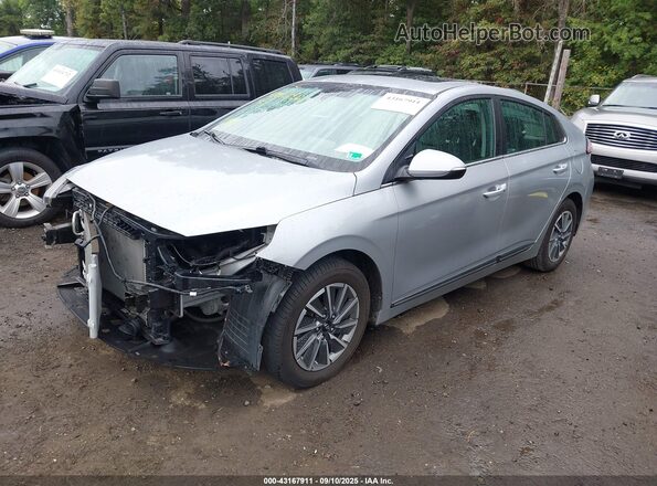 KMHC85LJ8MU079158 2021 HYUNDAI IONIQ ELECTRIC Silver Front left