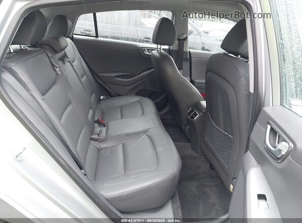 KMHC85LJ8MU079158 2021 HYUNDAI IONIQ ELECTRIC Silver VIN sticker view