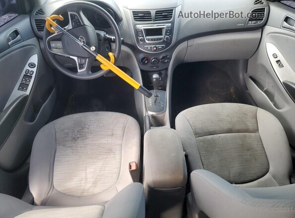 KMHCT4AE0HU254751 2017 HYUNDAI ACCENT Синий Вид панели приборов